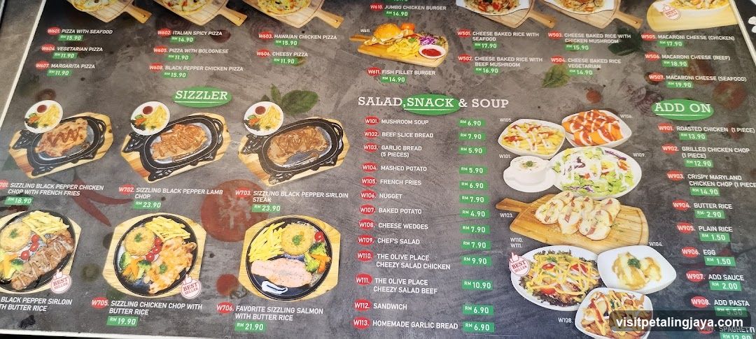 Restaurant Menu Board