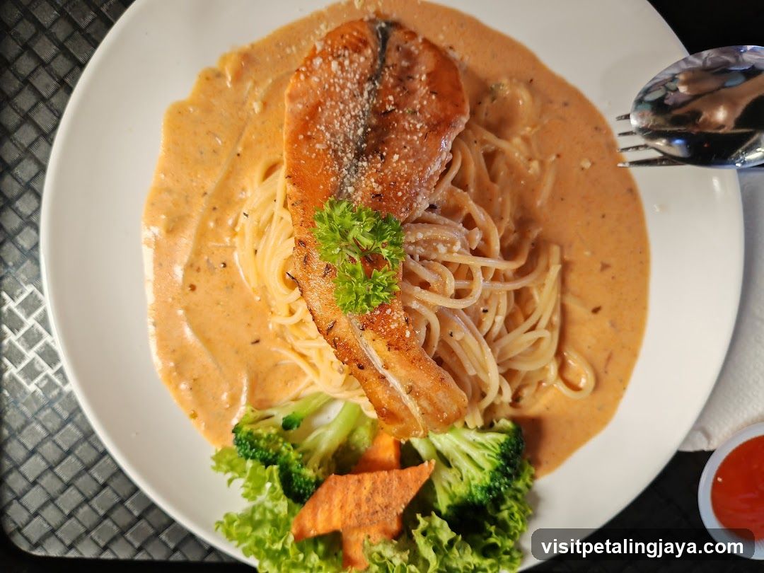 Creamy Pasta with Fish Fillet