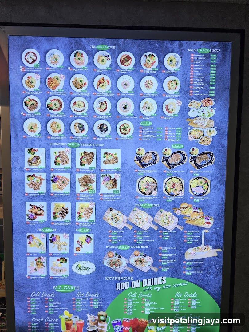 Restaurant Menu Board