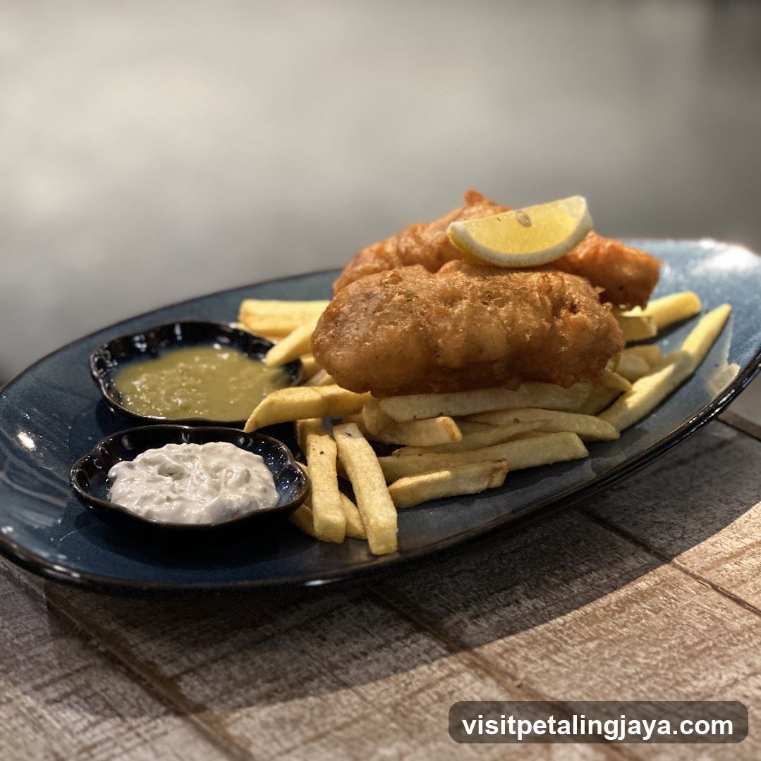 Fish and Chips with Sauces