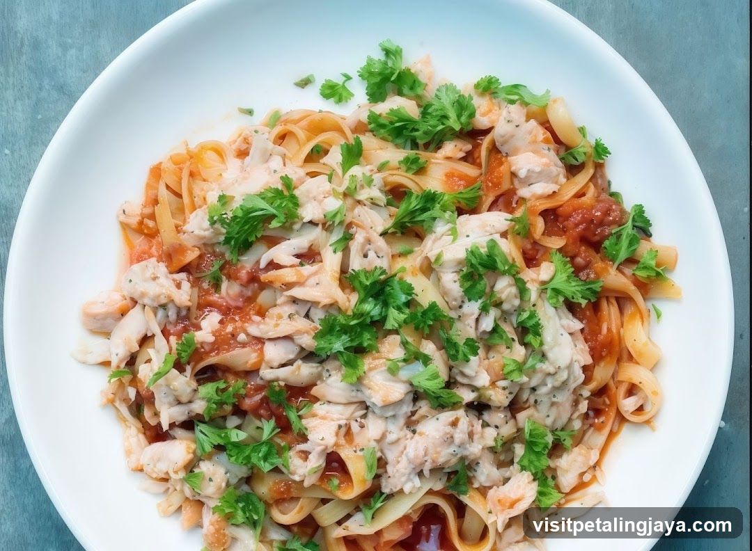 Chicken Pasta with Parsley