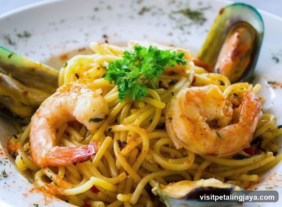 Shrimp Pasta with Mussels