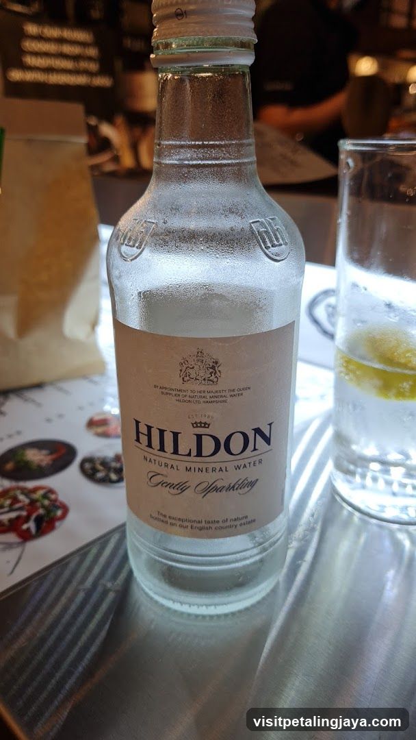 Hildon Water Bottle on Table