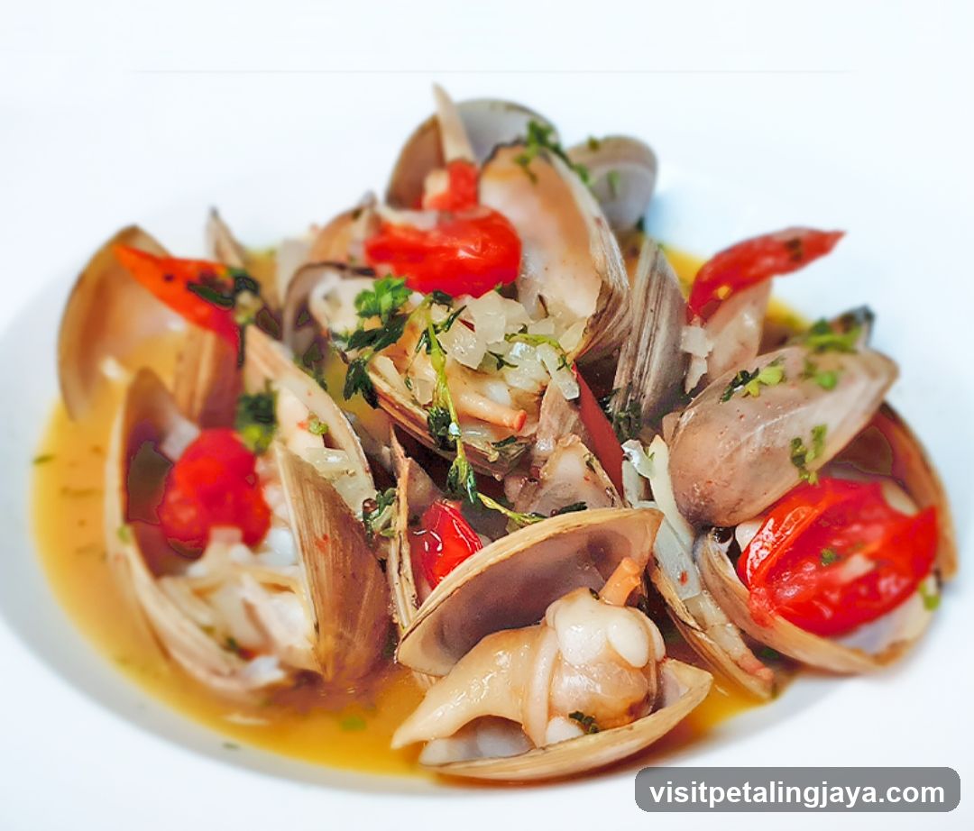 Clam Dish with Tomatoes and Herbs