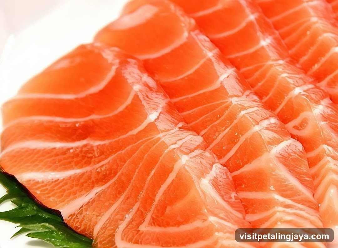 Sliced Salmon Sashimi
