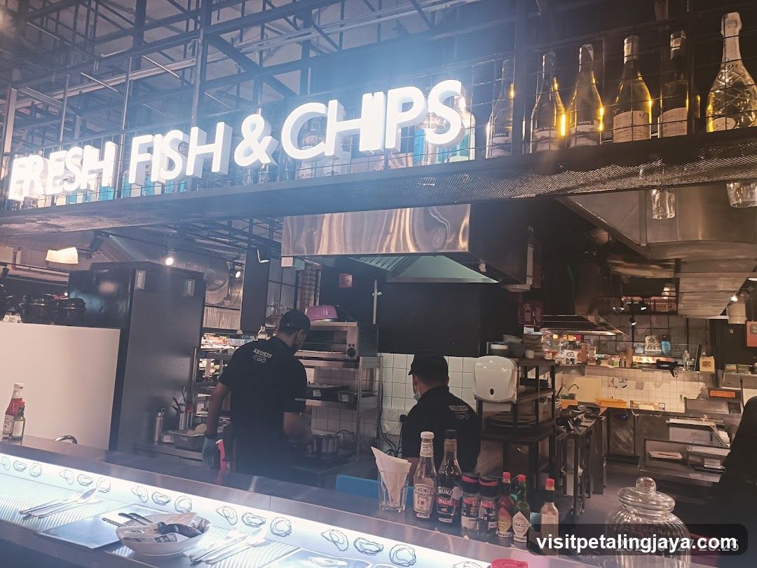 Fresh Fish & Chips Kitchen Interior