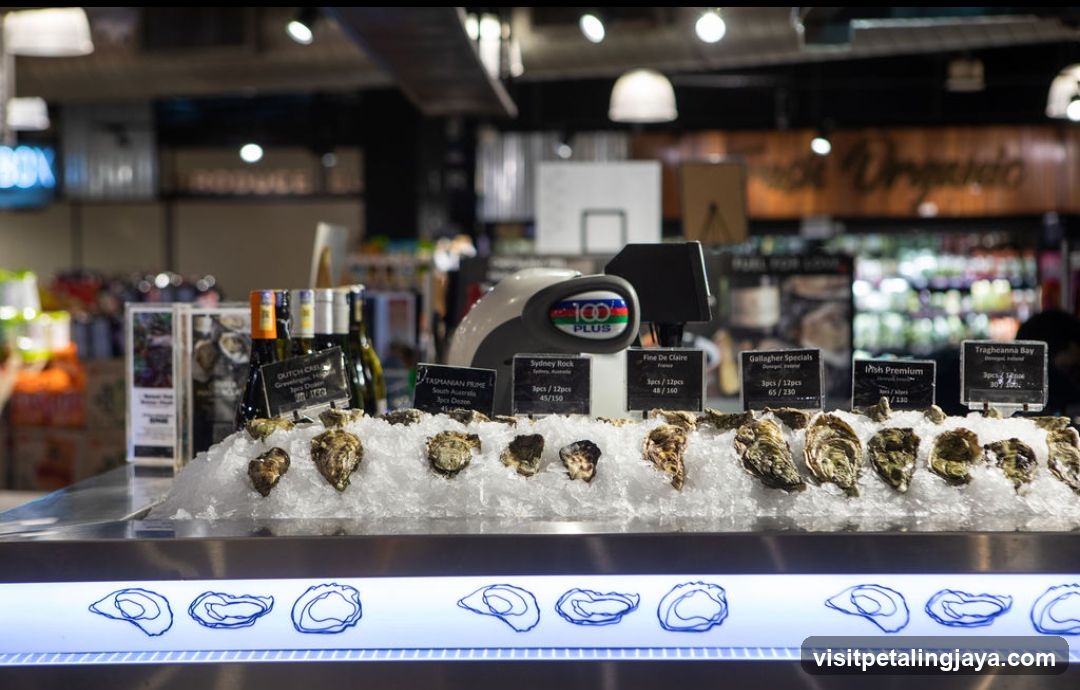 Oyster Display in Market