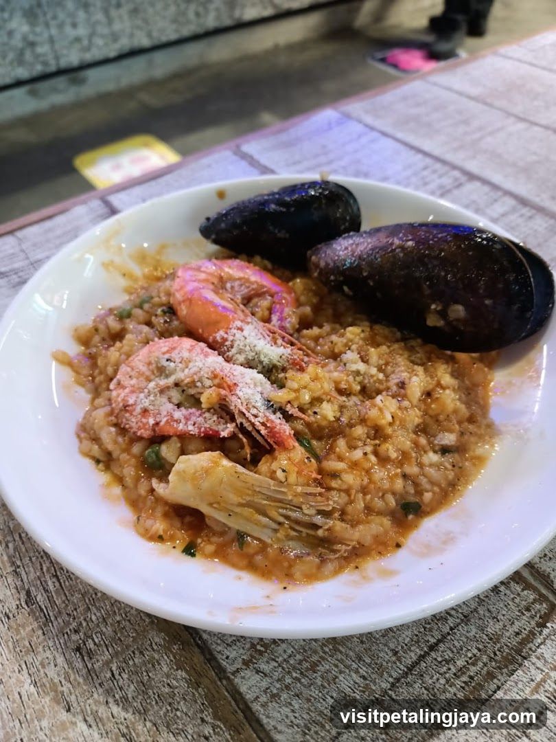 Seafood Risotto with Mussels and Shrimp