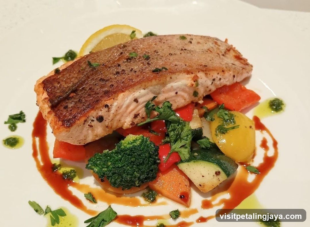 Grilled Salmon with Mixed Vegetables