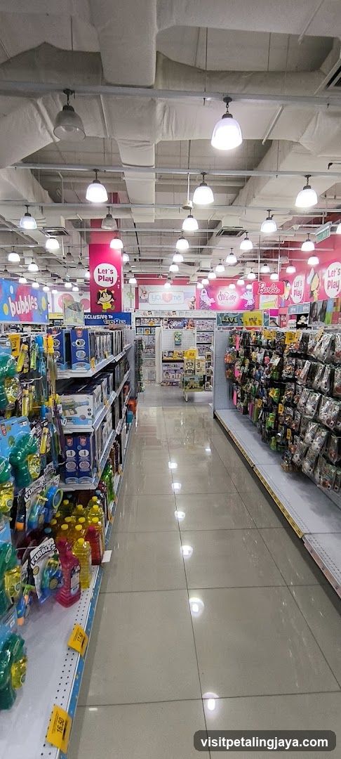 Toy Store Interior Aisle