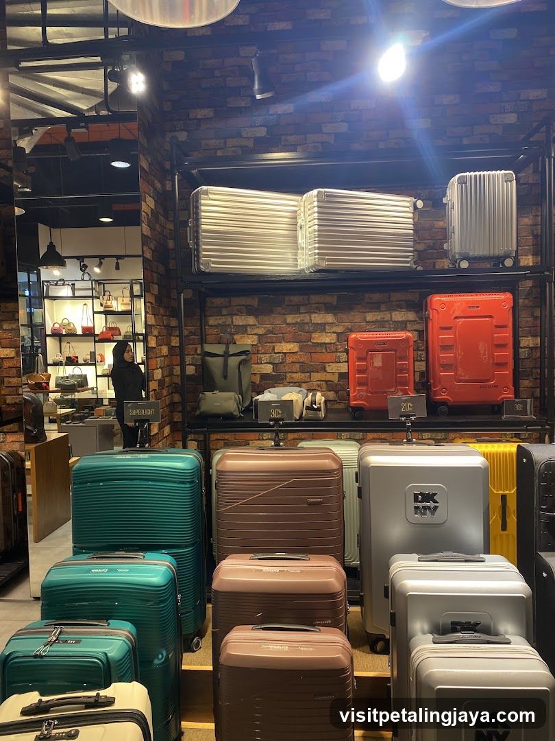 Luggage Display Store Interior
