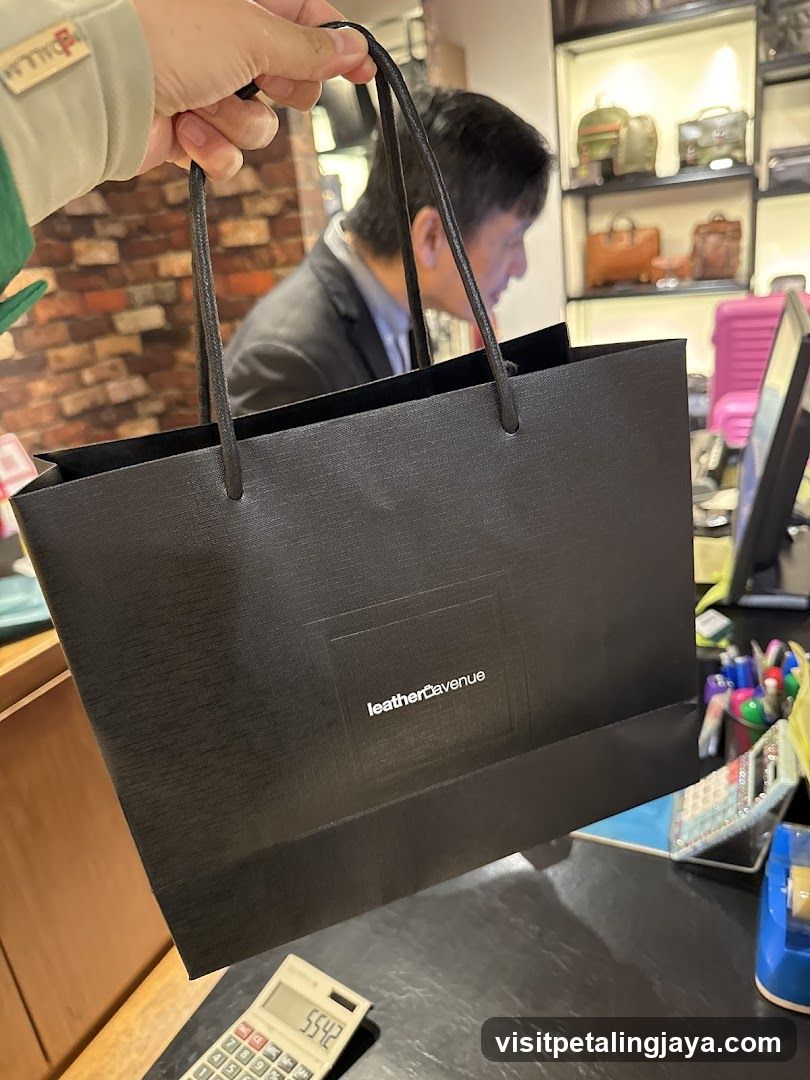 Shopping Bag at Counter