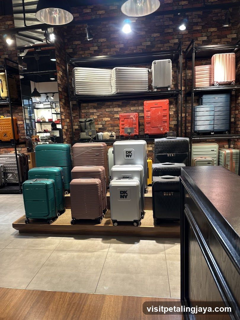 Luggage Store Interior Display