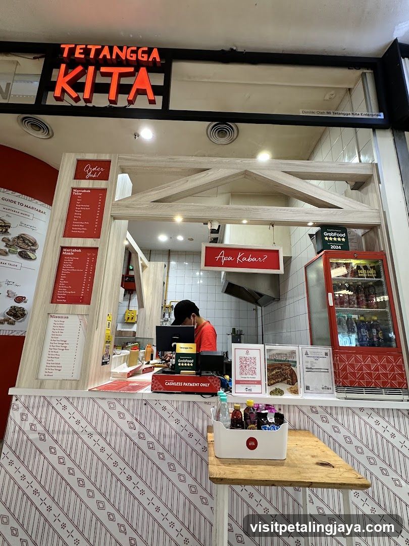 Tetangga Kita Food Stall Interior View