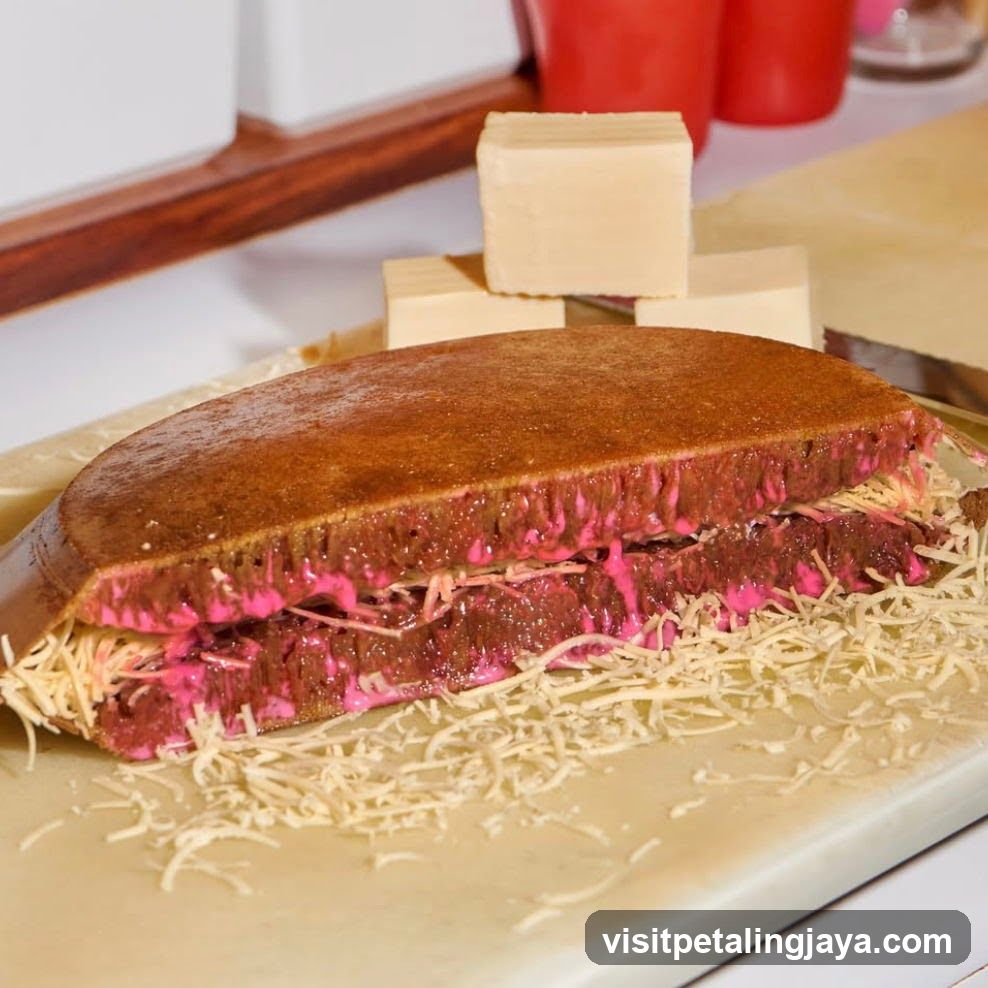 Smoked Meat Sandwich with Cheese and Pickles