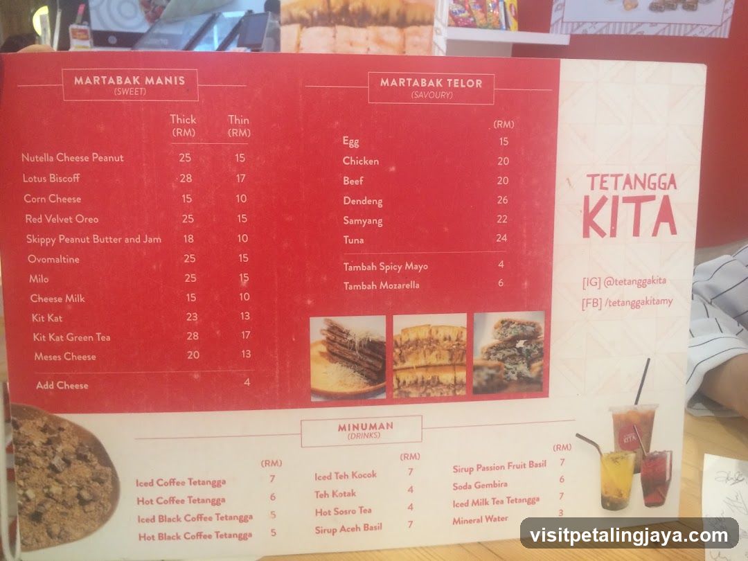 Tetangga Kita Menu Board