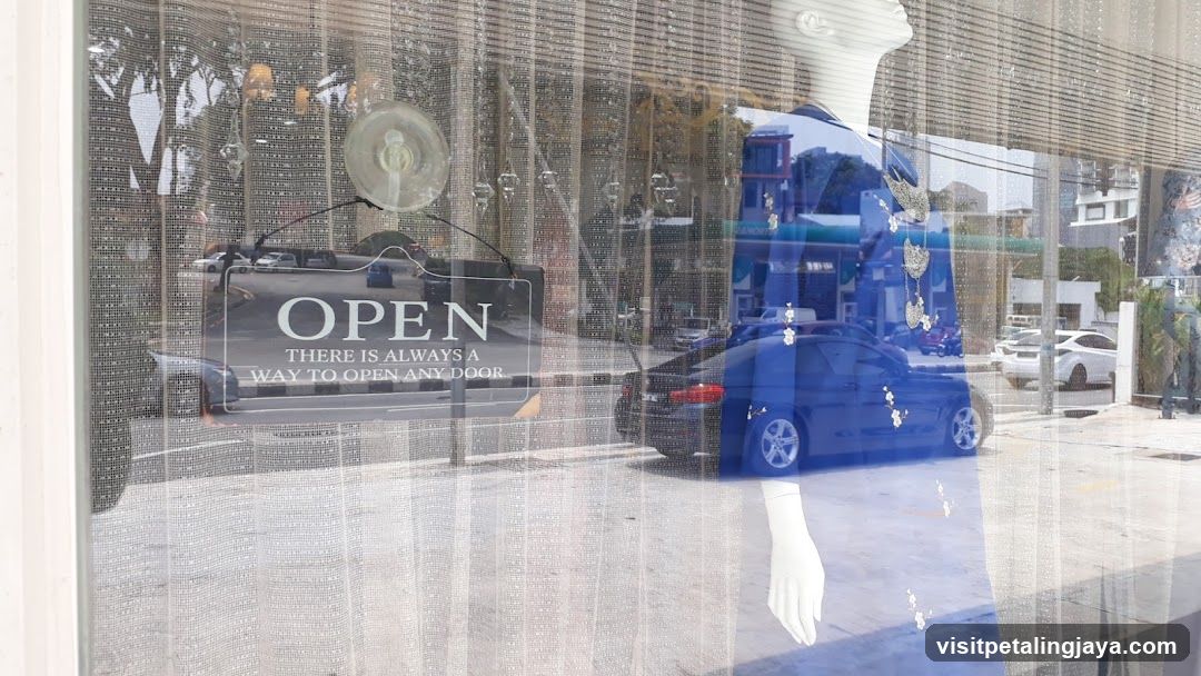 Open Sign in Storefront Window