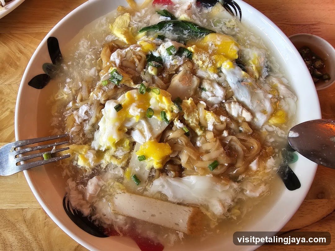 Congee with Egg and Tofu