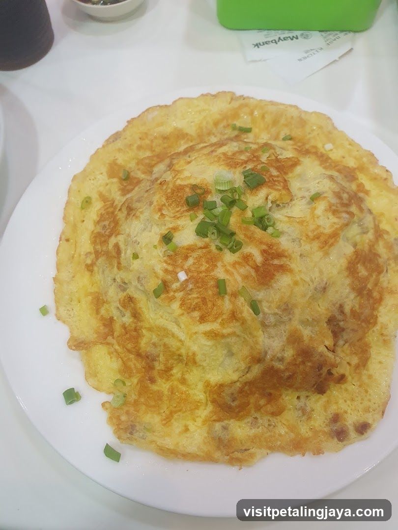 Egg Omelette with Green Onions