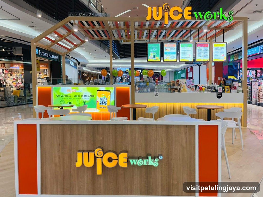 Juice Works Kiosk Interior