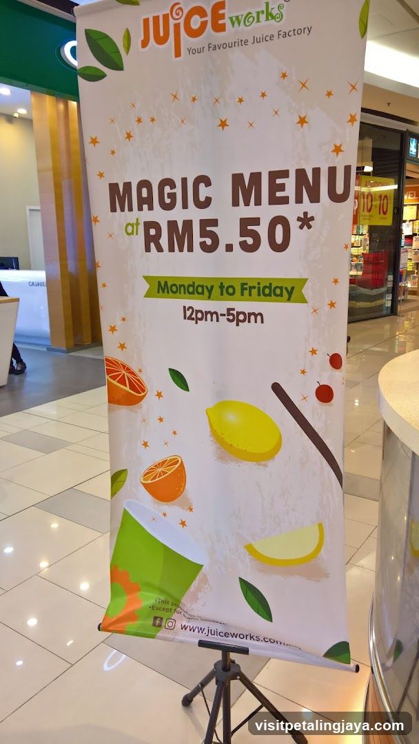 Juice Works Magic Menu Banner