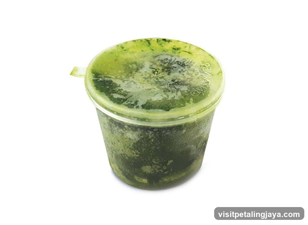 Green Smoothie in Container