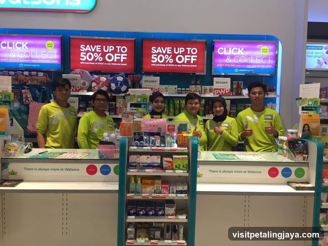 Watsons Store Interior with Staff