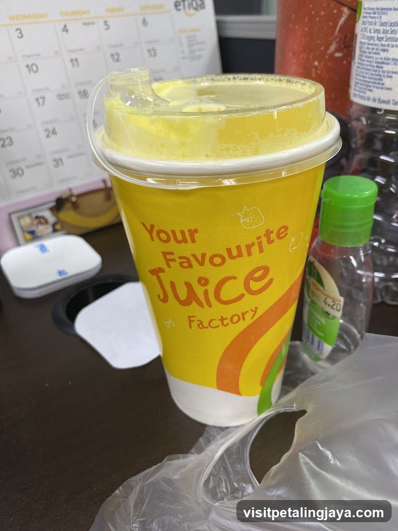Juice Cup on Desk