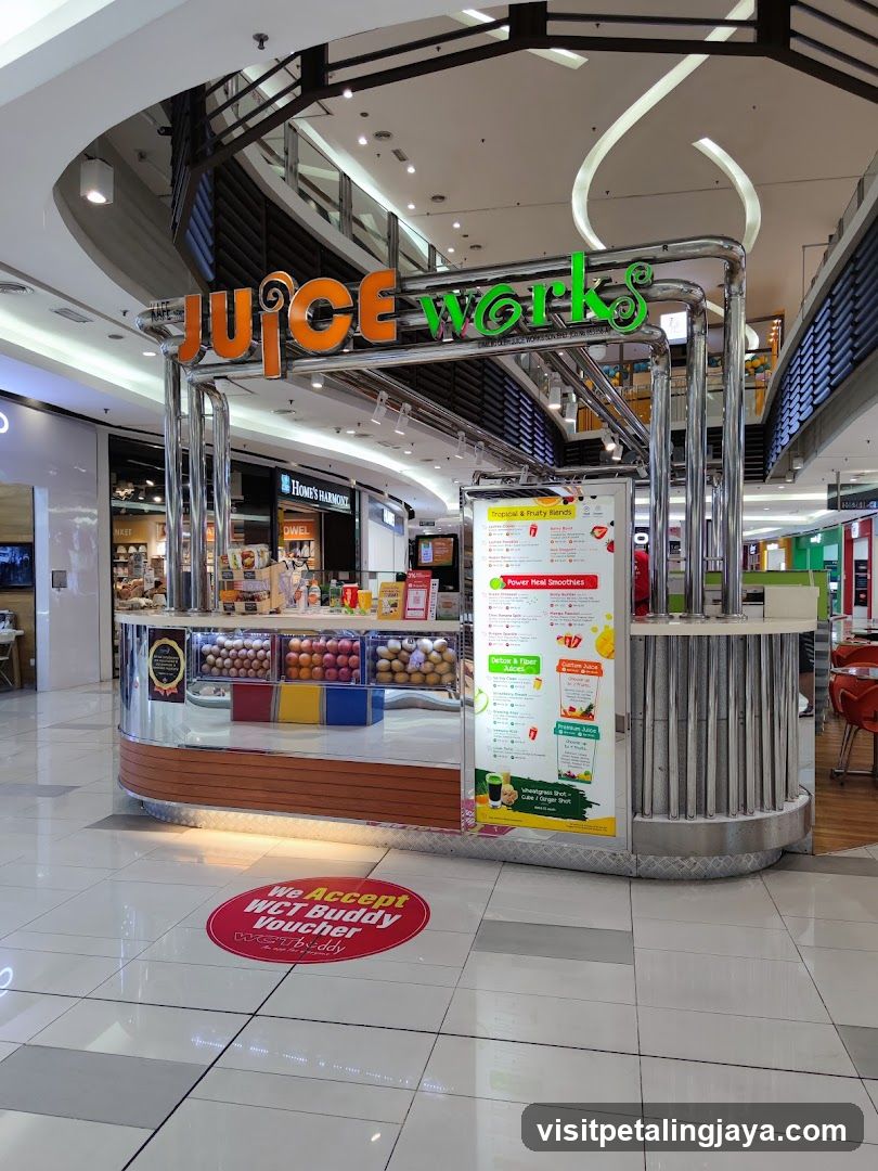 Juice Work Kiosk in Mall