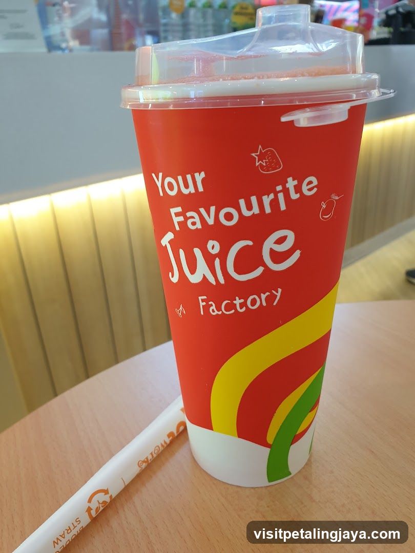 Juice Cup on Table