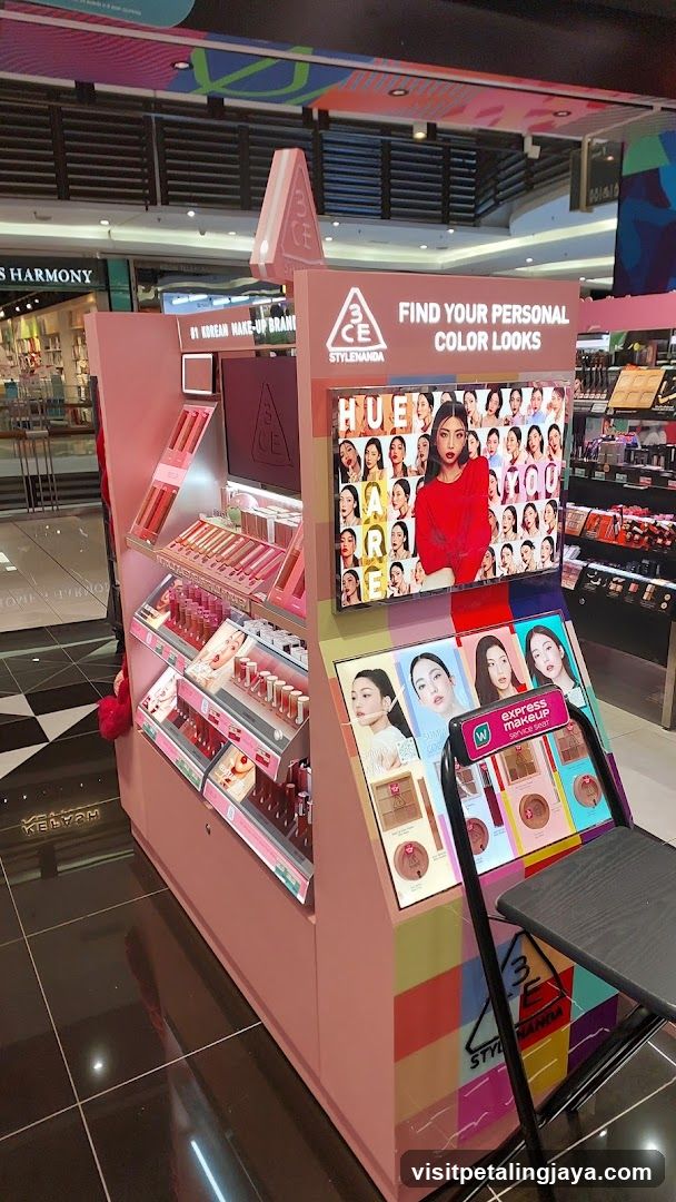 3CE Beauty Display Booth