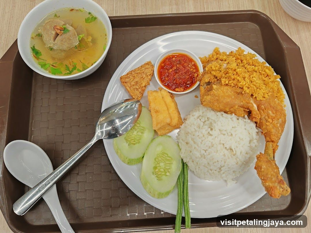 Chicken Rice Meal Tray