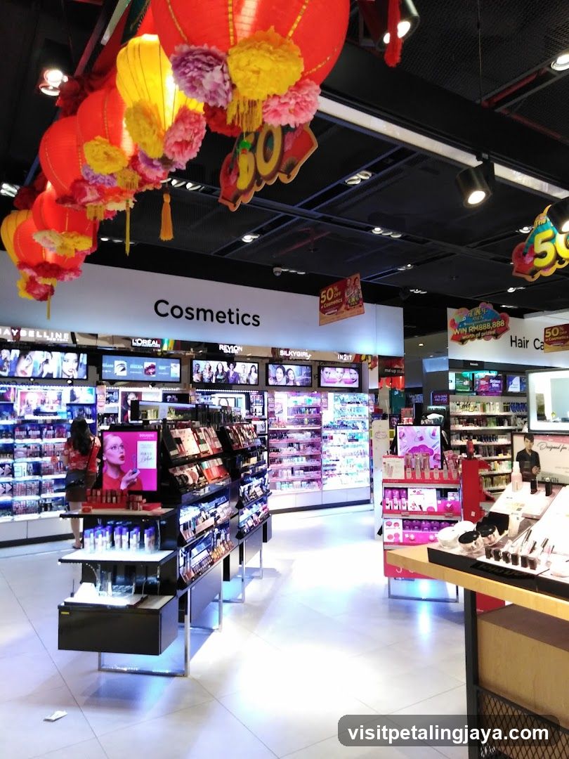 Cosmetics Store Interior with Decorations