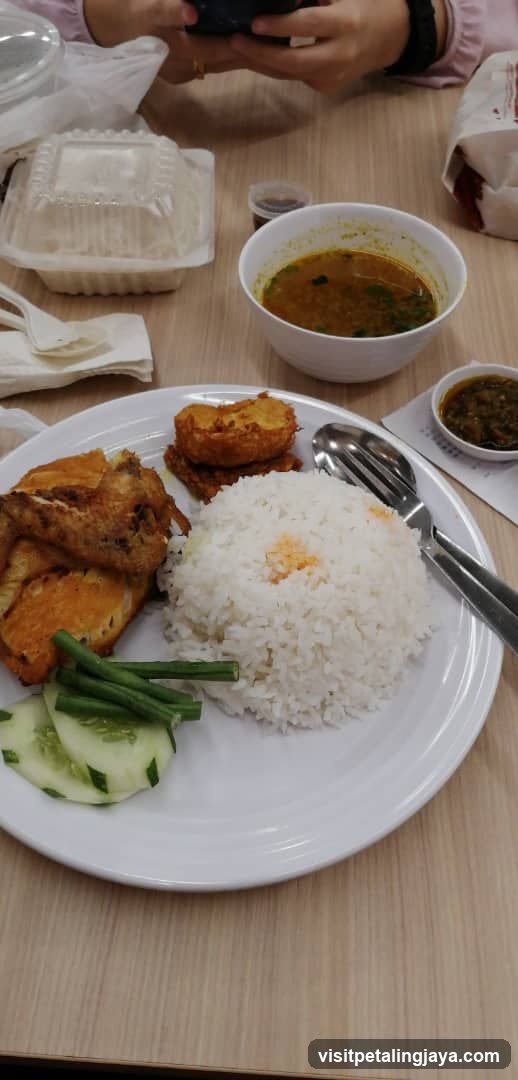 Meal at a restaurant or cafe