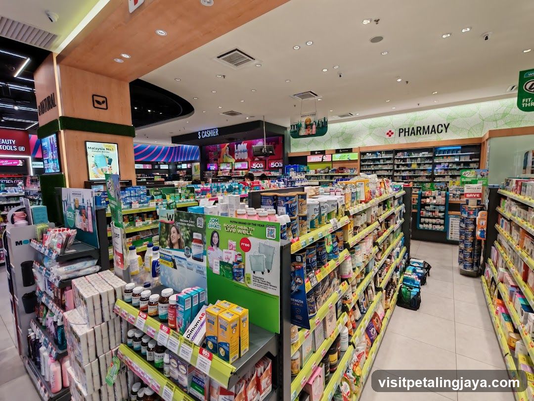 Pharmacy Interior Aisle View