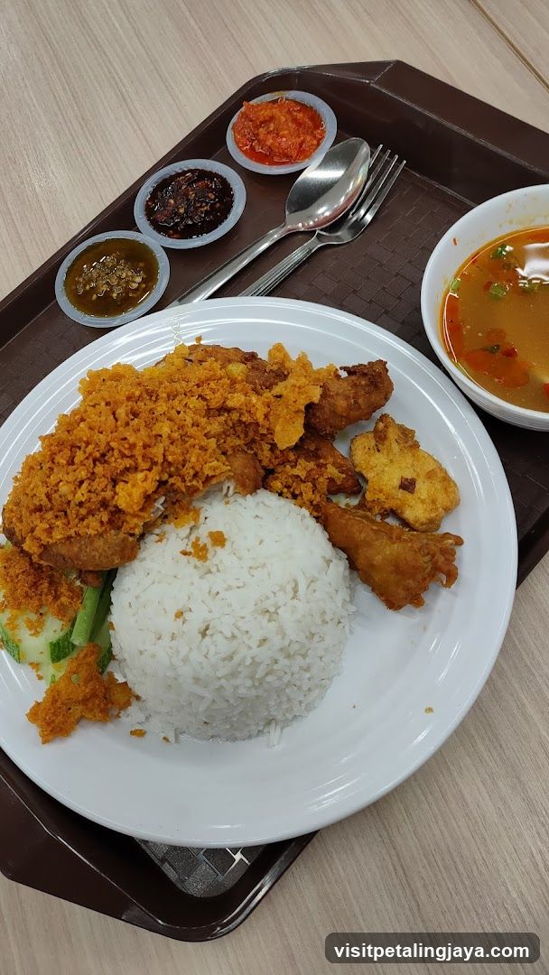 Fried Chicken Rice Meal
