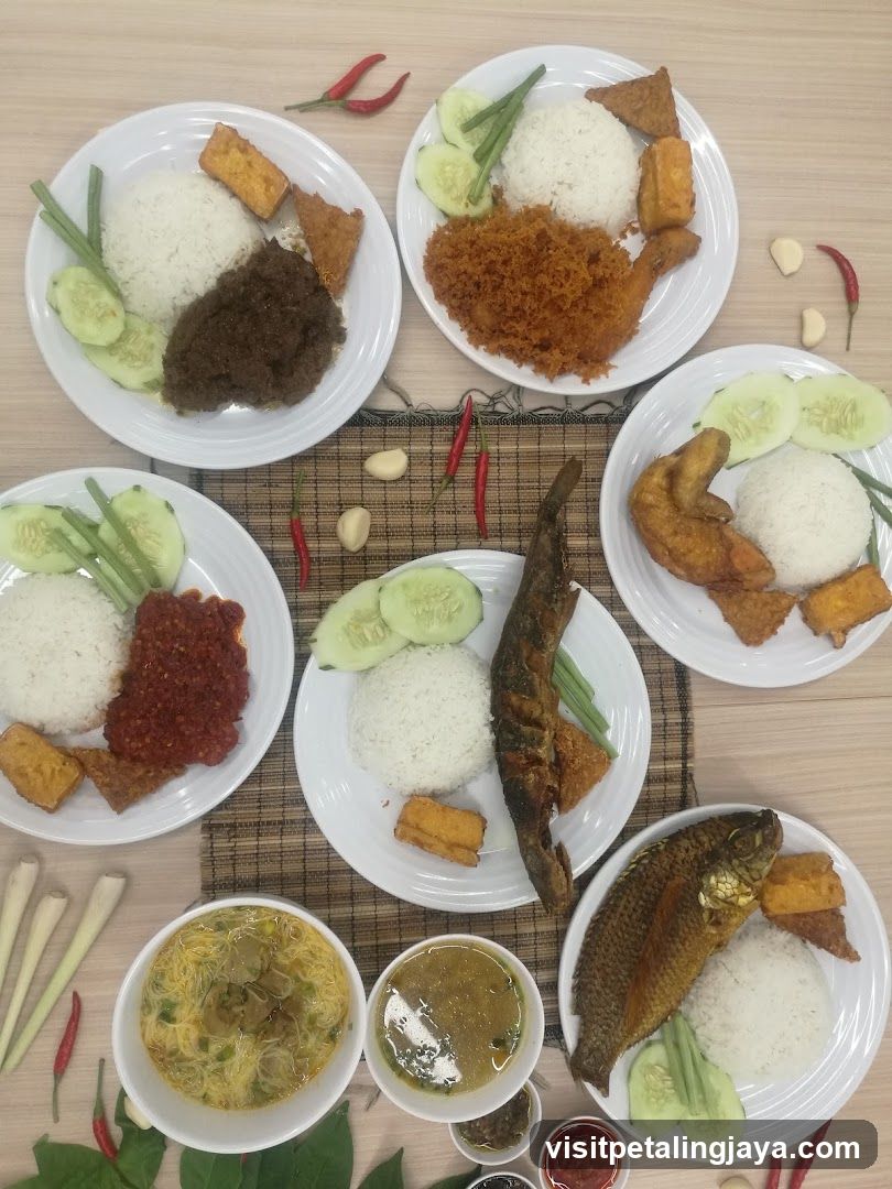 Traditional Malay Meal Spread