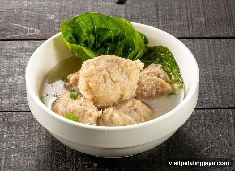 Meatball Soup with Greens