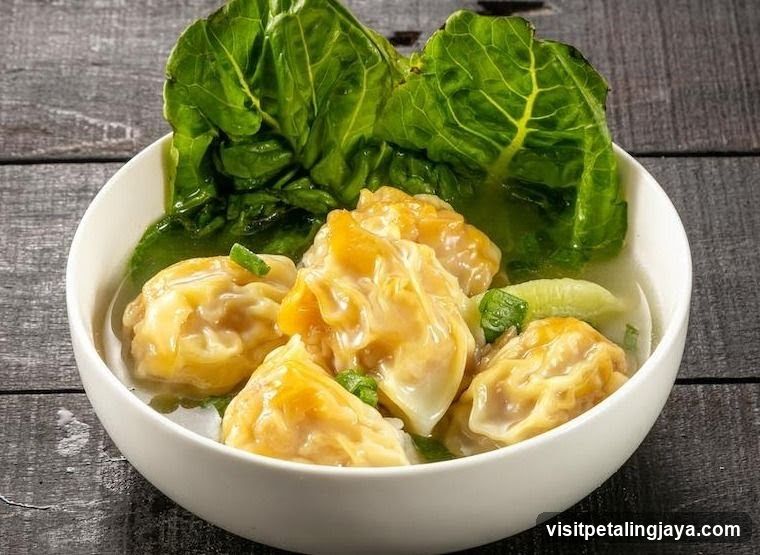 Wonton Soup with Greens
