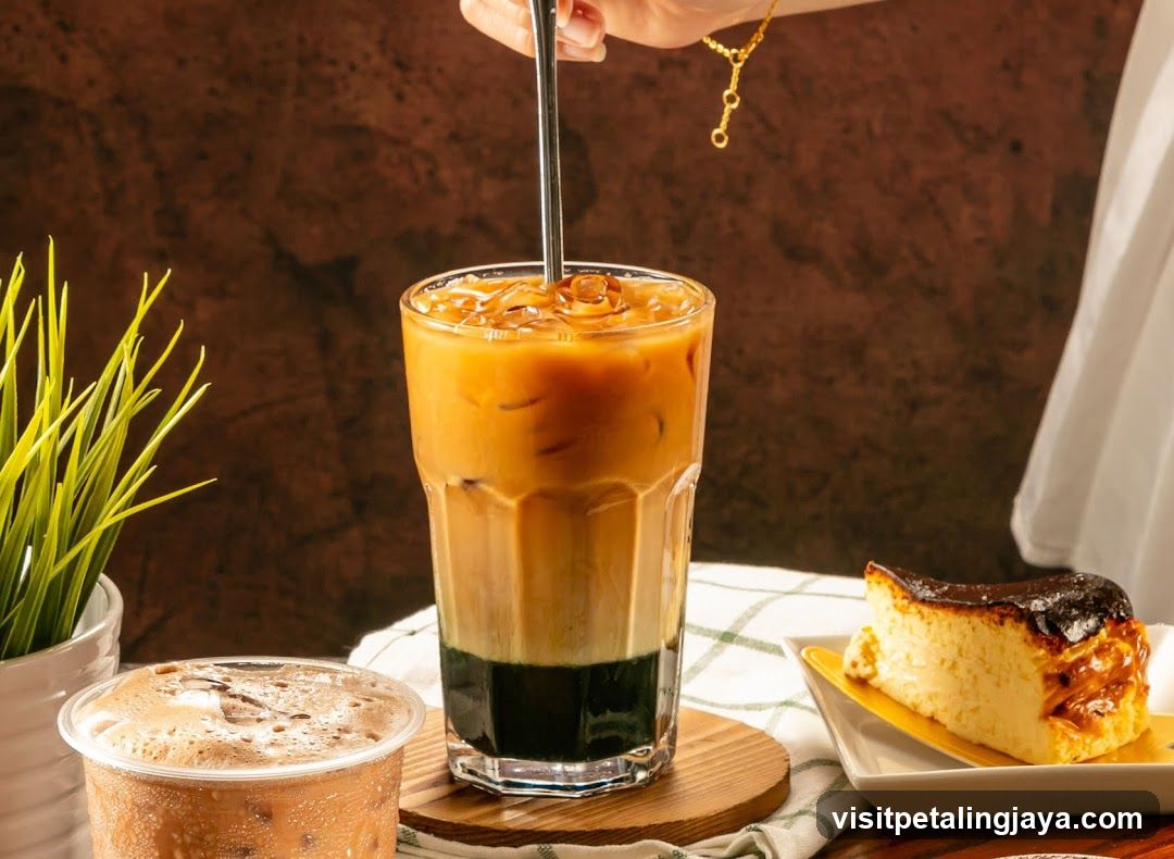 Iced Coffee and Cheesecake