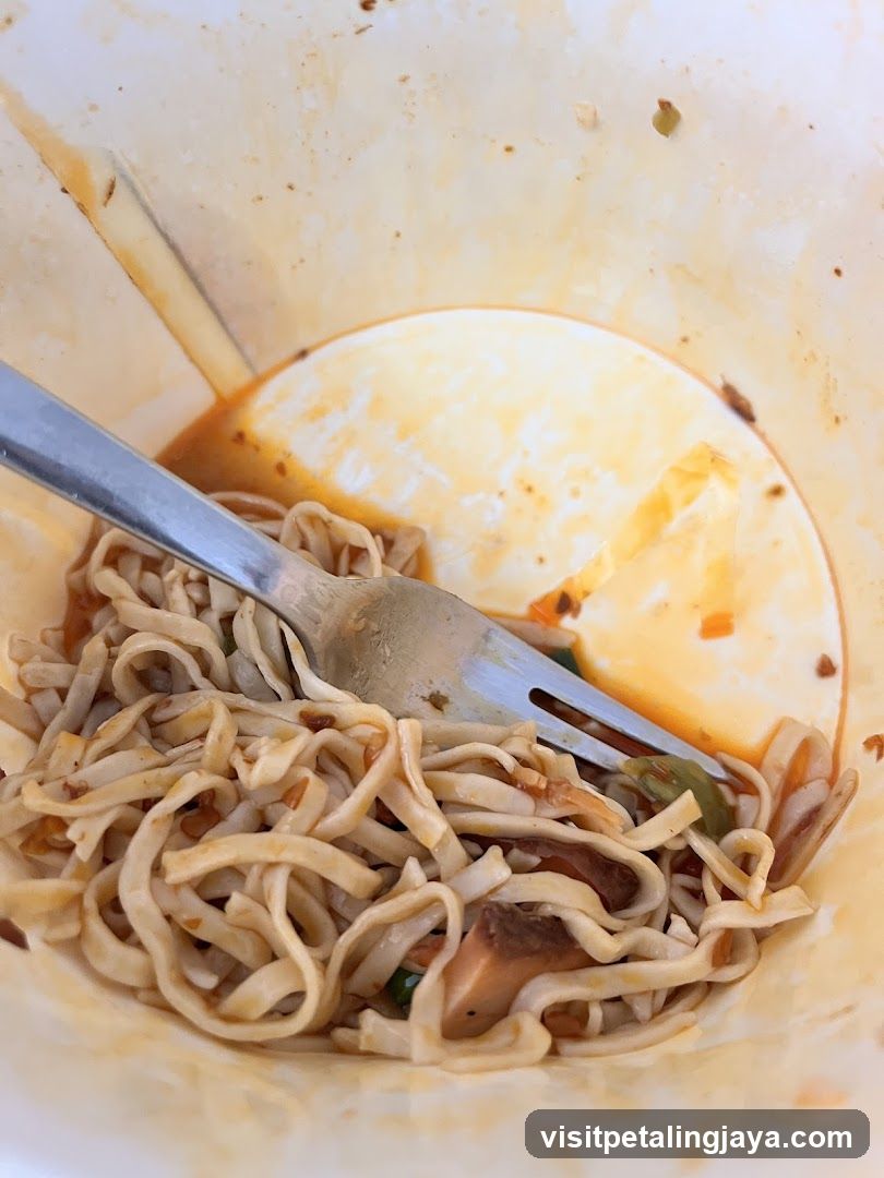 Noodle Bowl with Fork