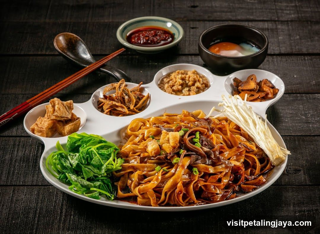 Noodle Dish with Side Dishes