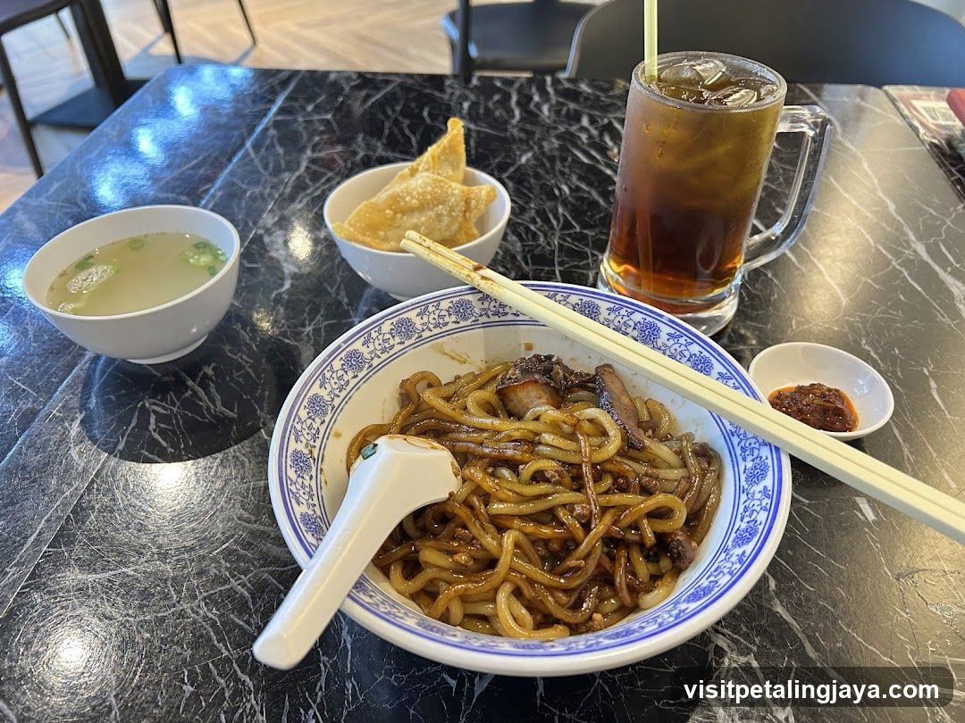 Noodle Meal with Side Dishes