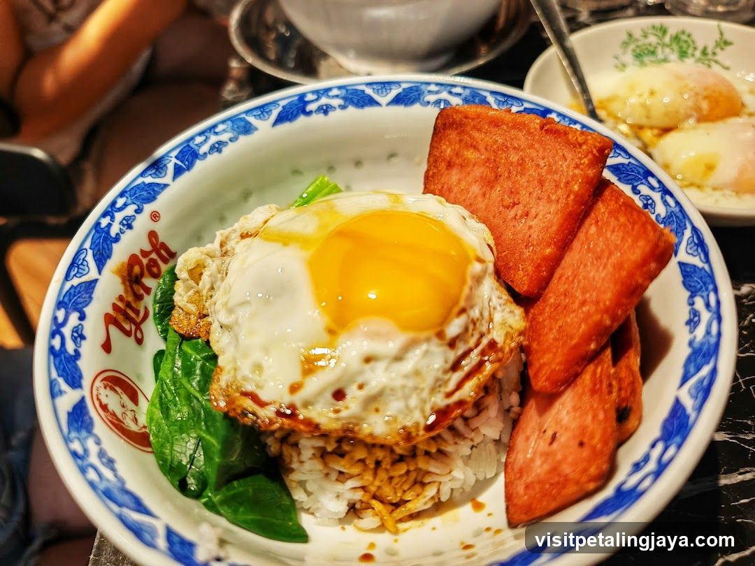 Fried Rice Bowl with Egg and Ham