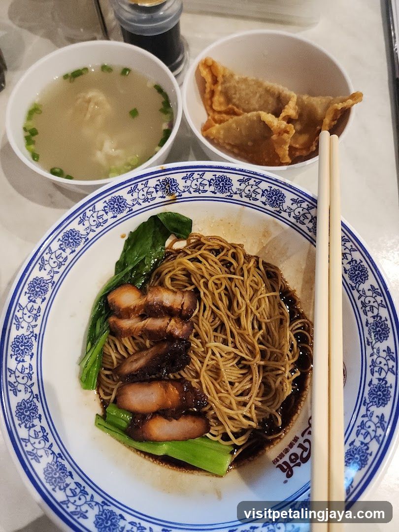 Noodle Meal with Side Dishes
