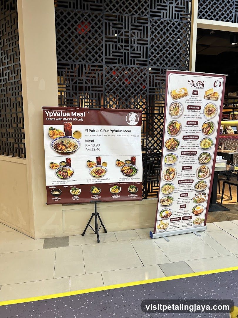 YpValue Meal Promotional Display
