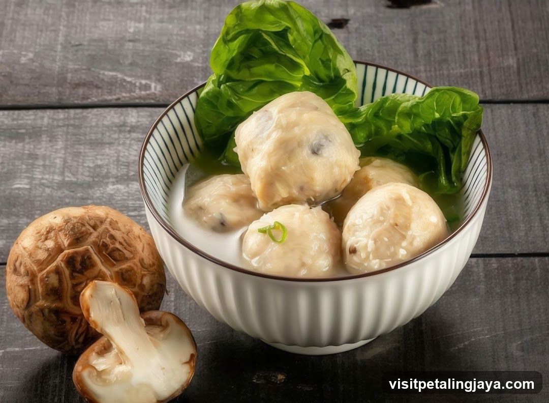 Mushroom Soup with Greens