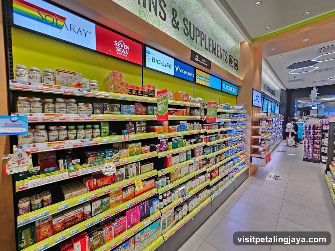 Supplement Store Interior