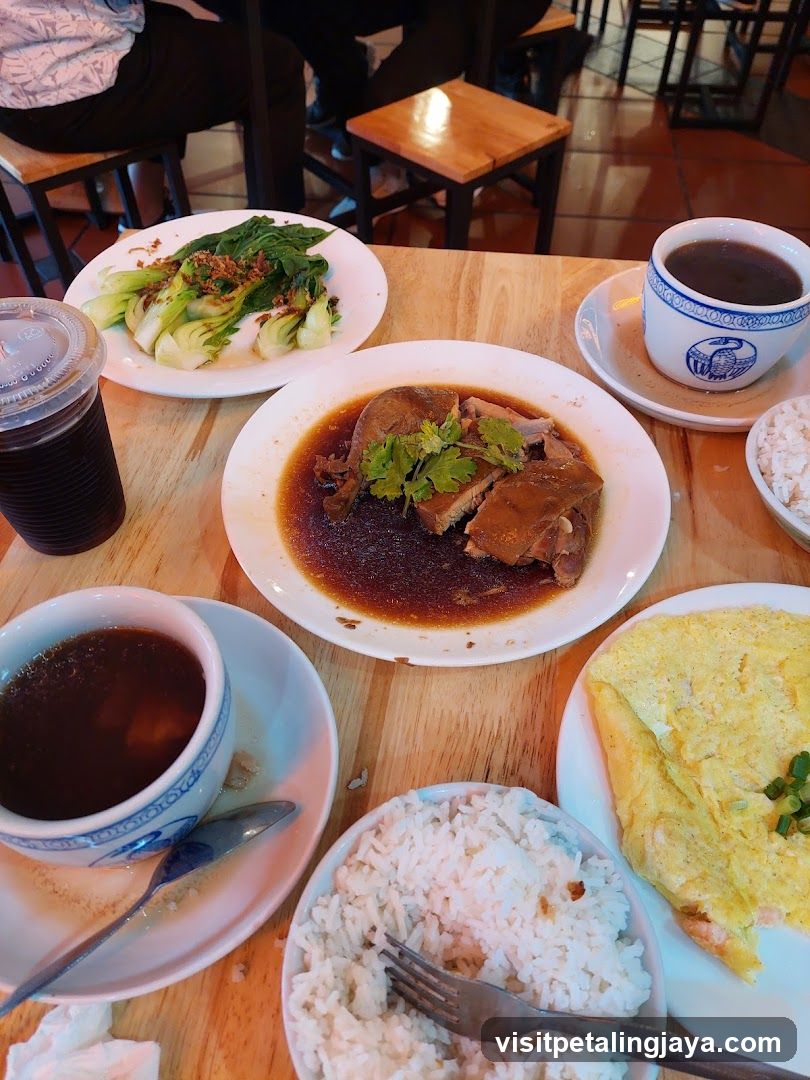 Dining Table with Chinese Food