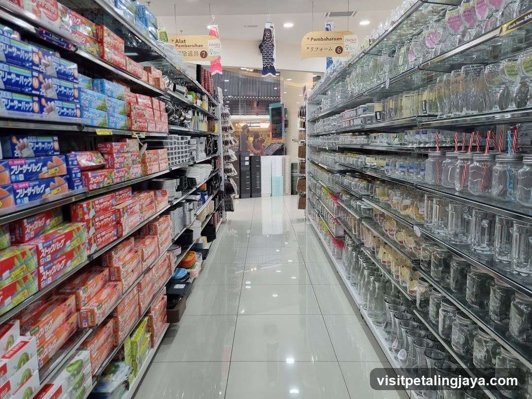 Grocery Store Interior Aisle
